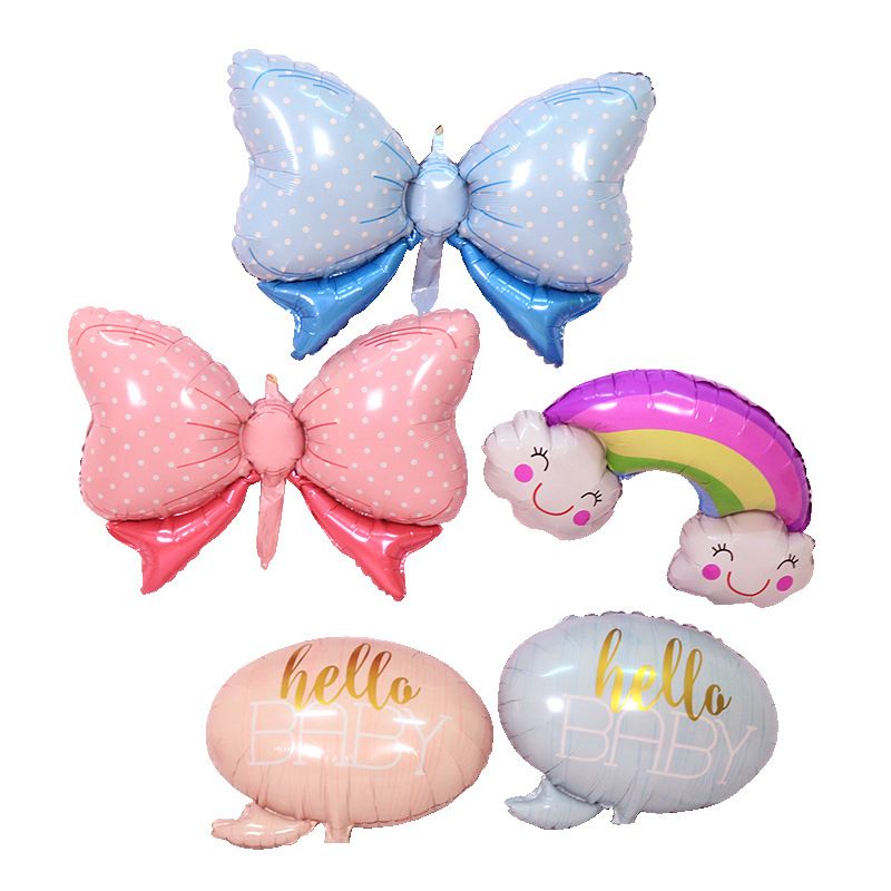 Fashion Large Bowknot Foil Balloon Decoration