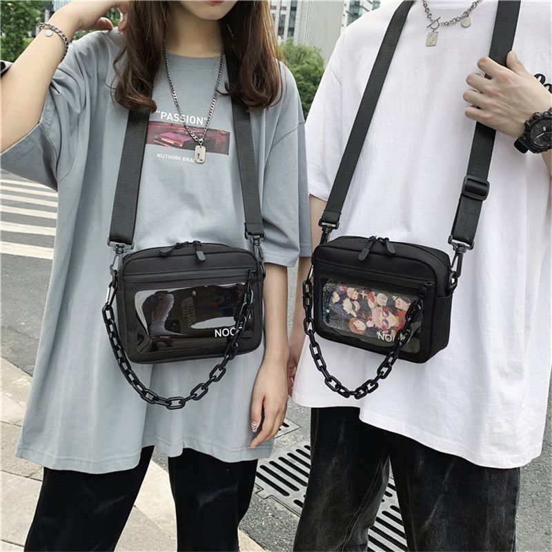 Nihaojewelry Wholesale Accessories Acrylic Chain Transparent Messenger Small Square Bag