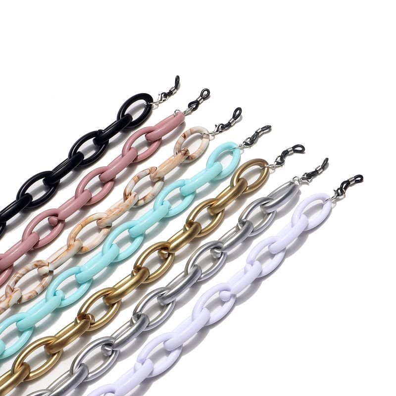 Simple Acrylic Multi-color Thick Glasses Chain Wholesale