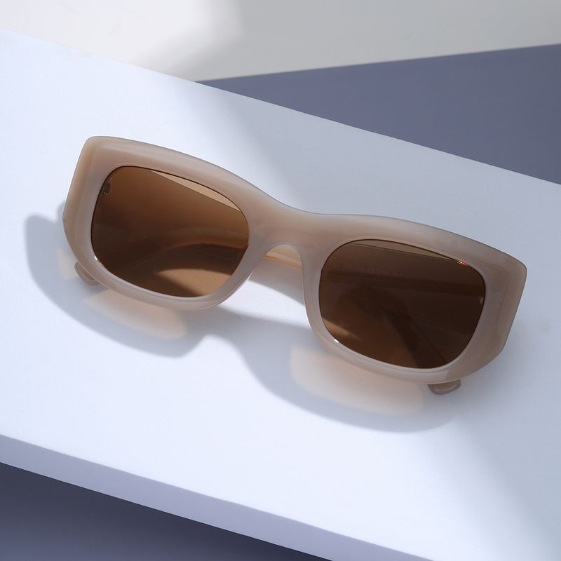 Mode Quadratische Sonnenbrille Mit Großem Rahmen In Schildpatt-leoparden-print