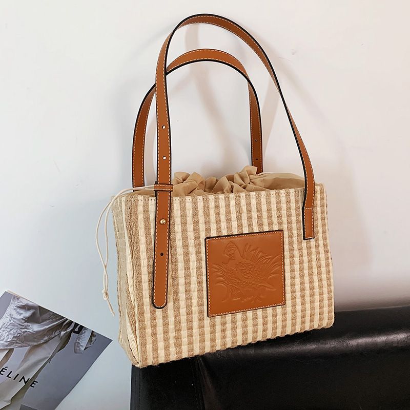 Simple Stripe Commuter Tote Bag