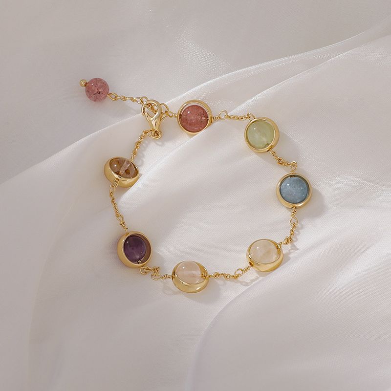 Korean Fashion Colorful Candy Crystal Bracelet
