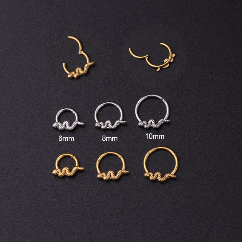 Boucles D'Oreilles Cartilage Mode Animal Acier Inoxydable 316 Pas D'Incrustation