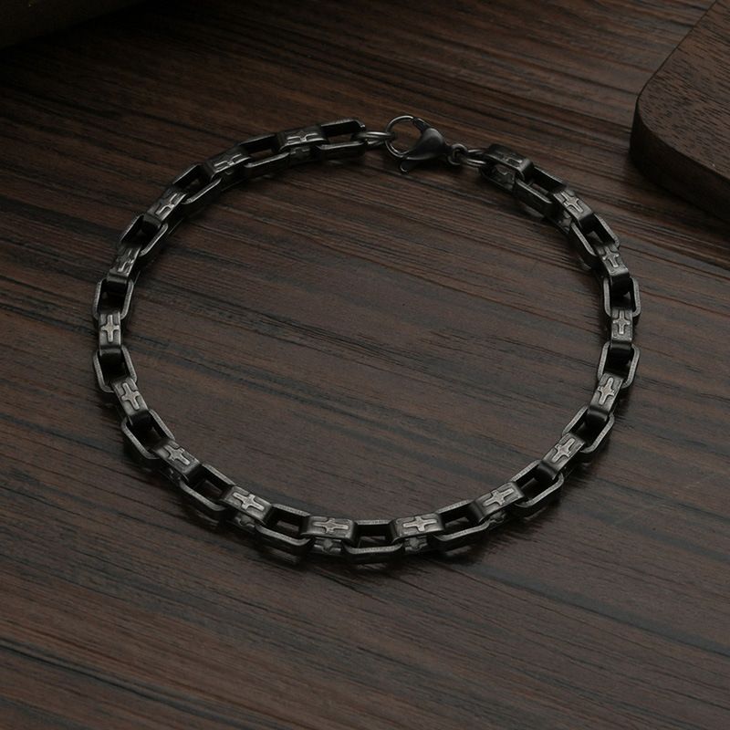 Punk Trendy Retro Bicycle Chain Stainless Steel Necklace