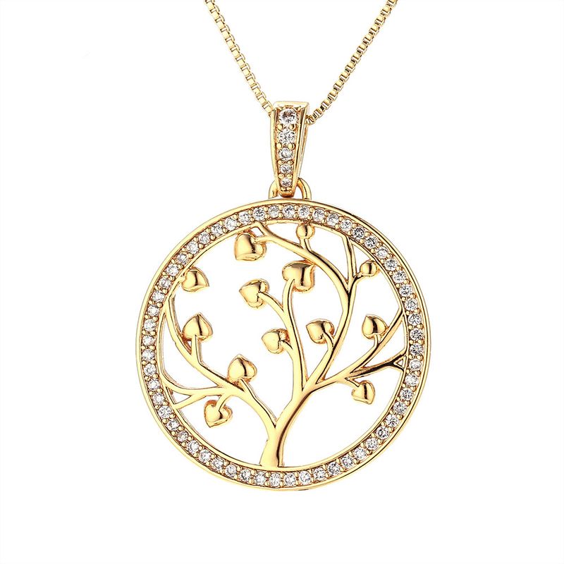 Fashion Tree Of Life Circle Necklace Pendant Wholesale