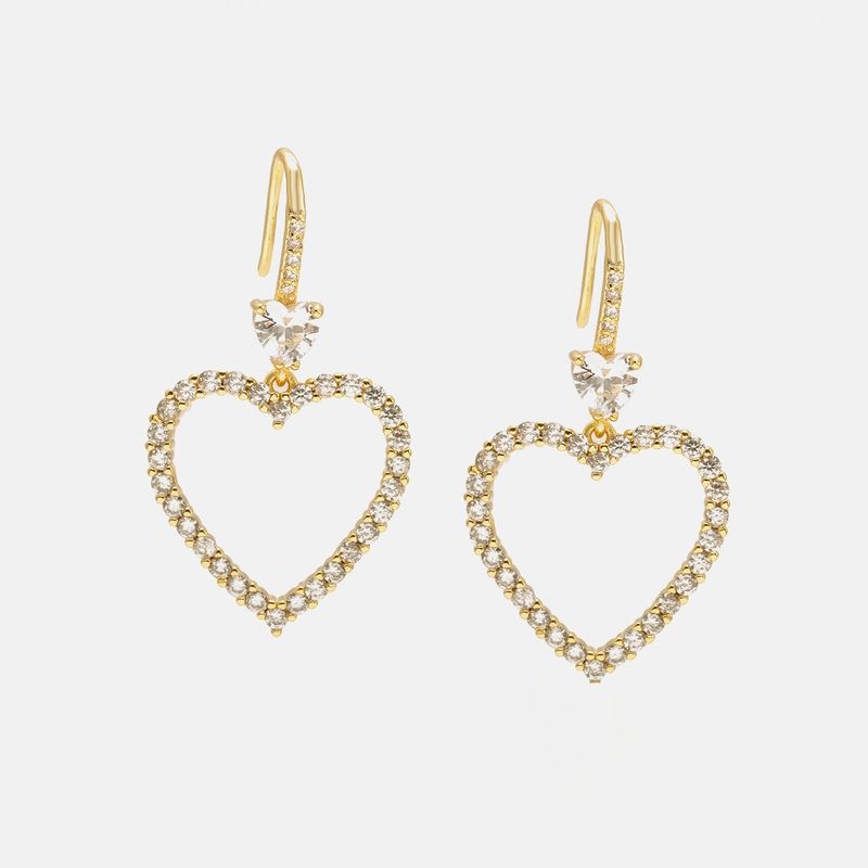 Fashion Hollow Heart-shaped Earrings