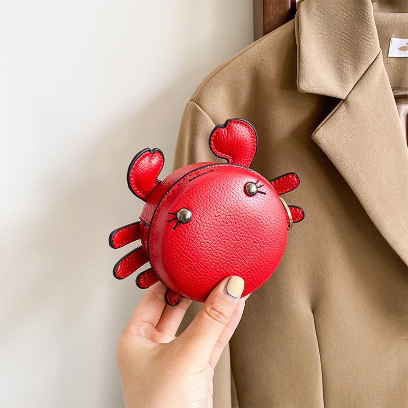 Cute Little Crab Cartoon Doll Chain Key Bag