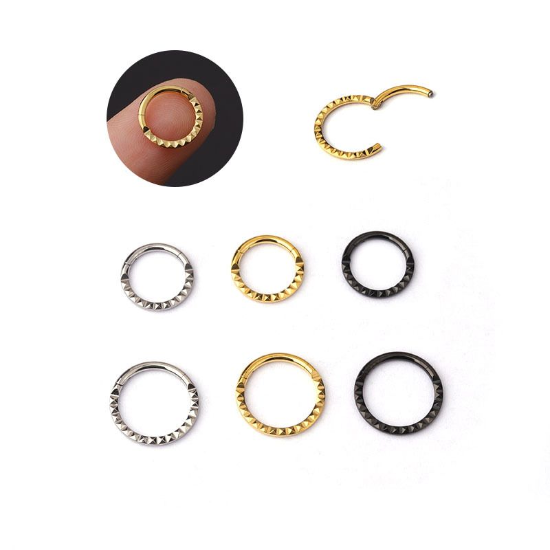 Nose Rings & Studs Fashion Geometric 316 Stainless Steel  Plating