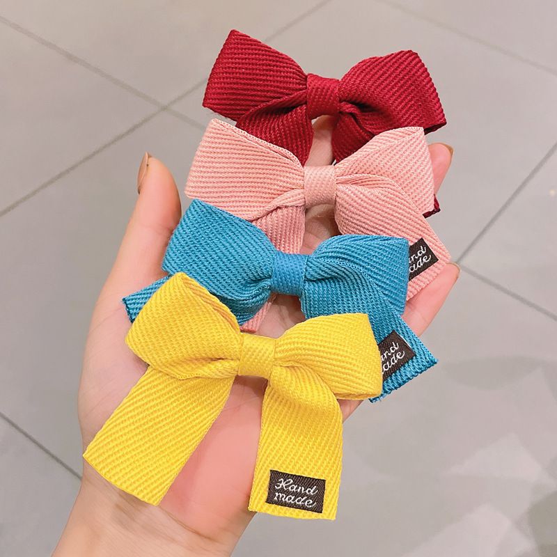Wholesale Accessories Candy Color Bow Hairpins Nihaojewelry
