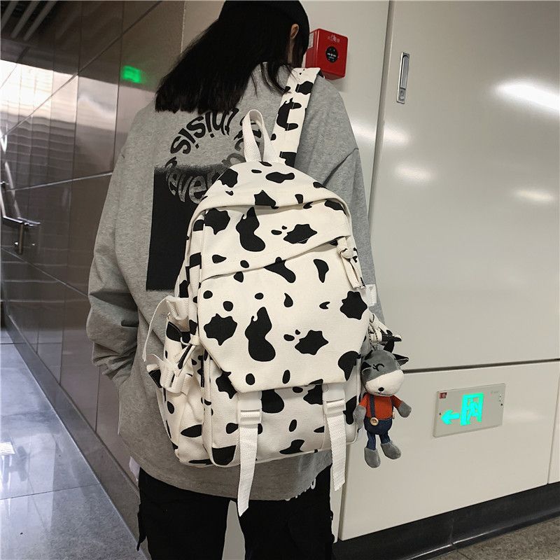 Schoolbag Female Korean Style High School And College Student Middle School Student Large Capacity 2020 New Backpack Trendy Backpack