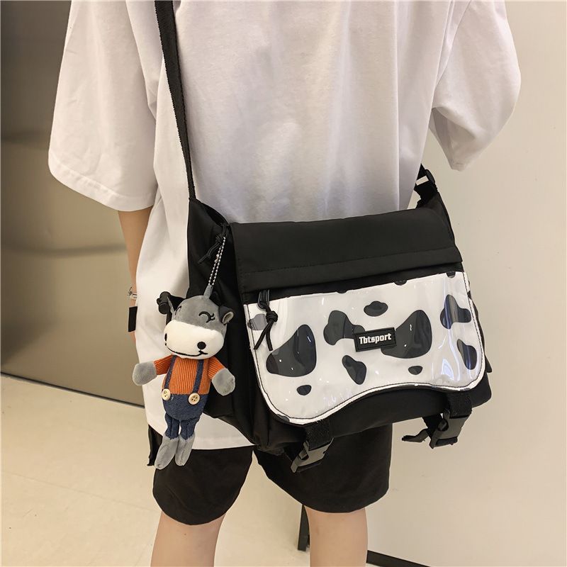 Wholesale Fashion Large Capacity Cow Pattern Shoulder Canvas Bag Nihaojewelry