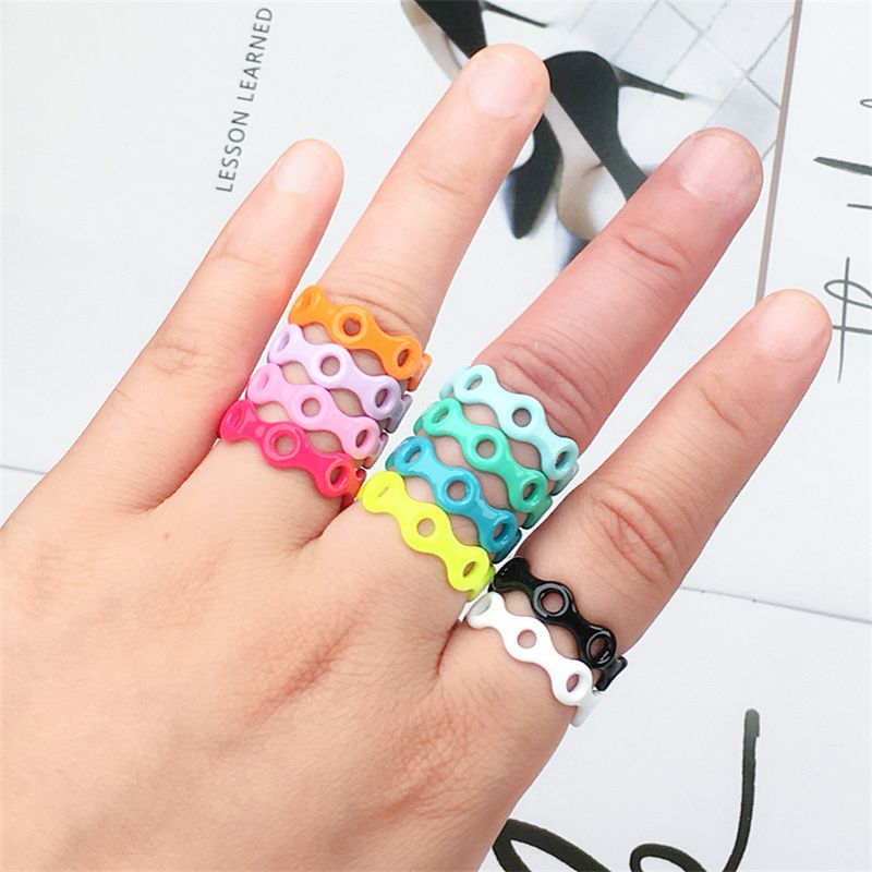 Wholesale Jewelry Hollow Geometric Ring Nihaojewelry