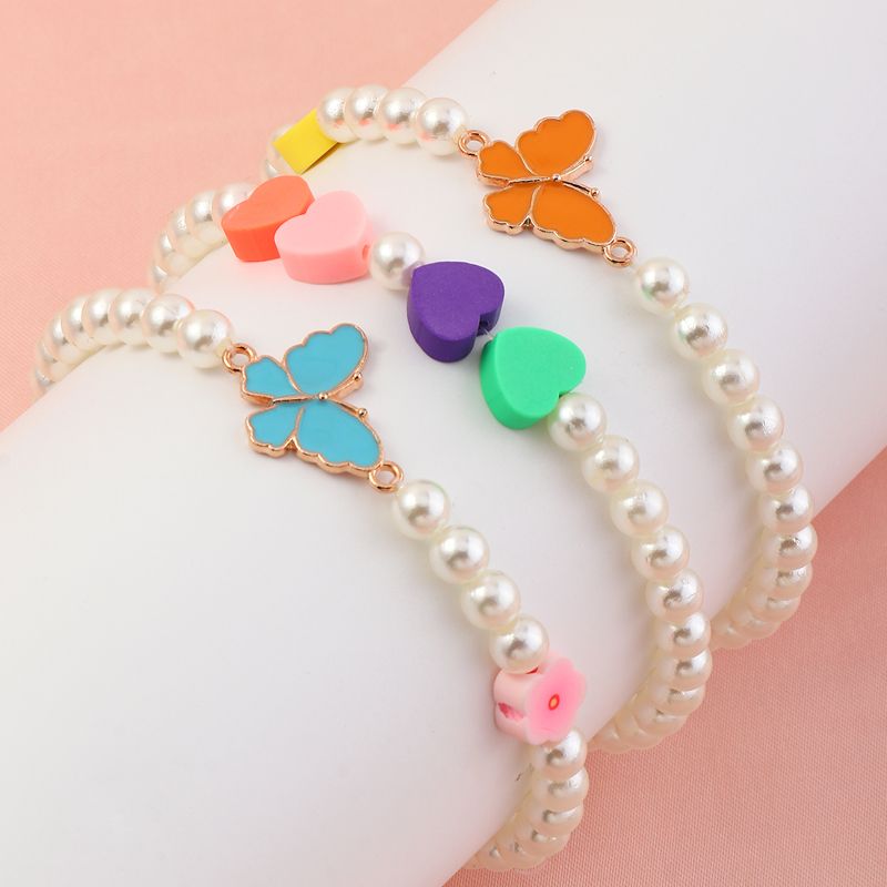 Nihaojewelry Joyería Al Por Mayor Con Cuentas De Corazón Colgante De Mariposa Para Niños