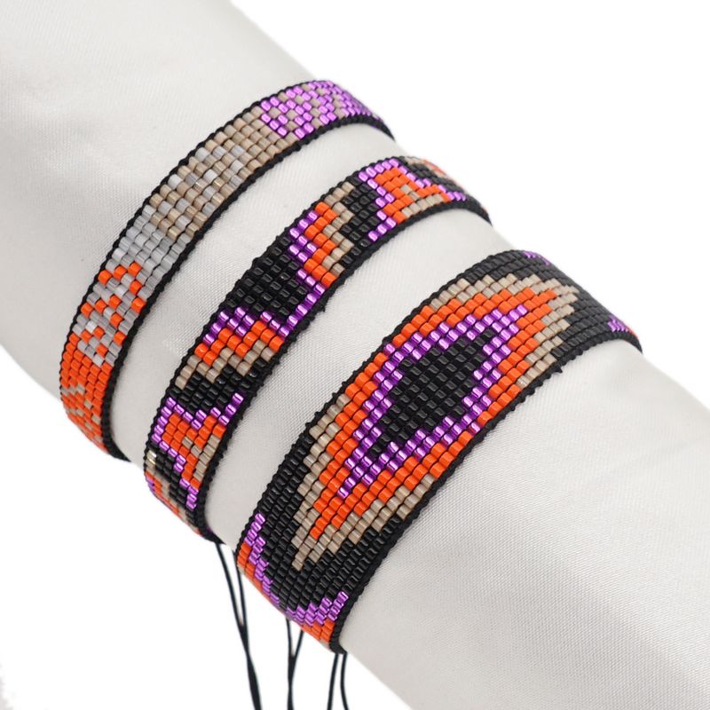 Nihaojewelry Wholesale Jewelry Ethnic Style Contrast Color Miyuki Beads Hand-woven Bracelet