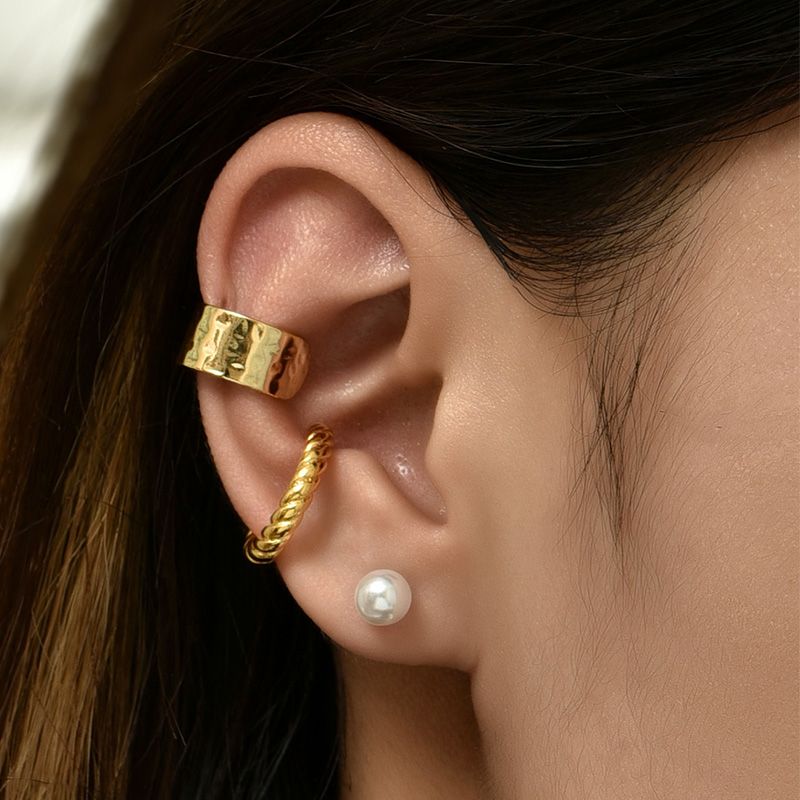 Nihaojewelry Wholesale Jewelry Simple Round Geometric Pearl Earrings