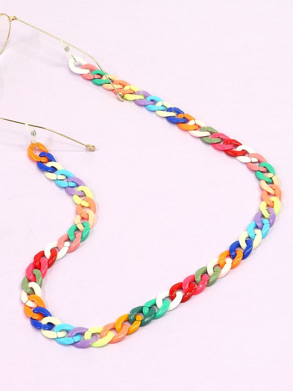 Wholesale Accessories Clashing Color Acrylic Glasses Chain Nihaojewelry