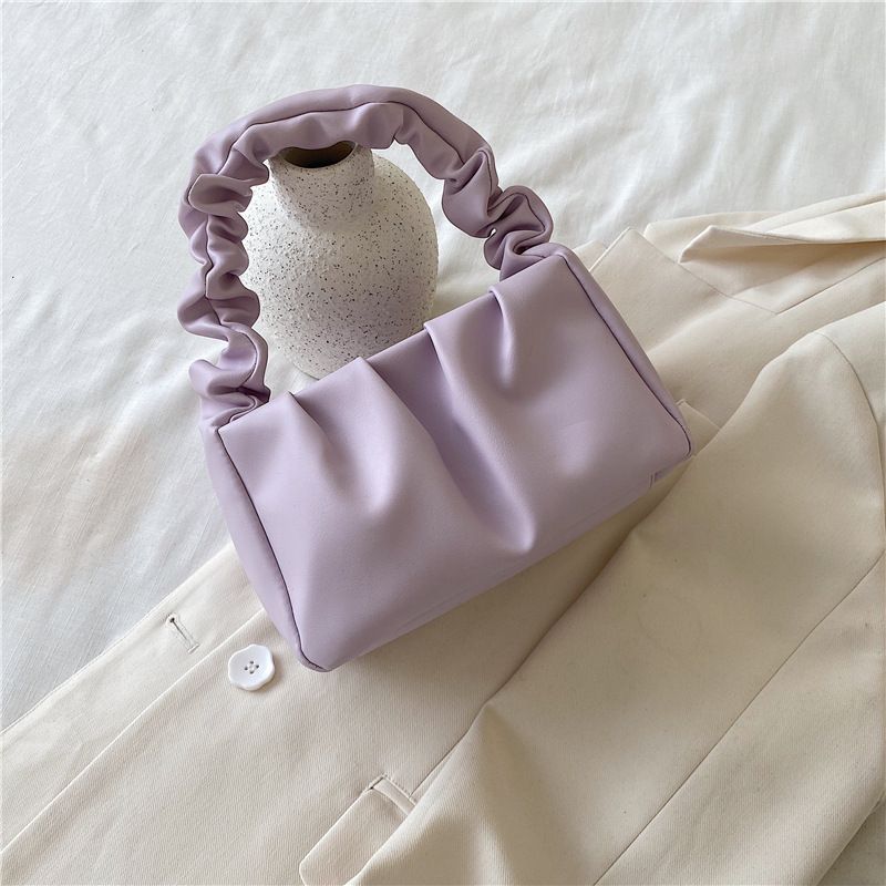 Wholesale Simple Candy Color Fold Cloud Bag Nihaojewelry