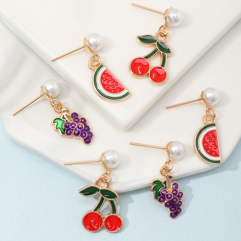Nihaojewelry Wholesale Jewelry Fashion Fruit Pendant Stud Earrings