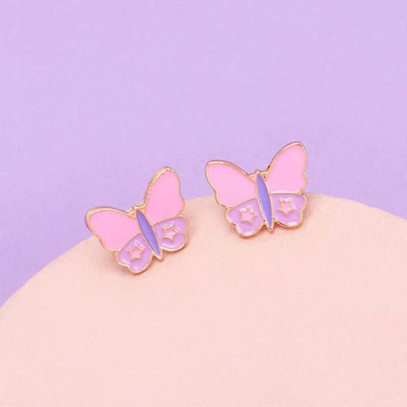 Nihaojewelry Wholesale Jewelry Fashion Dripping Butterfly Alloy Earrings