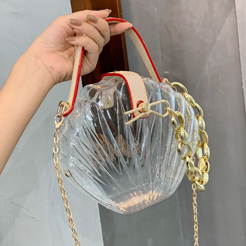 Wholesale Transparent Jelly Color Shoulder Shell Bag Nihaojewelry
