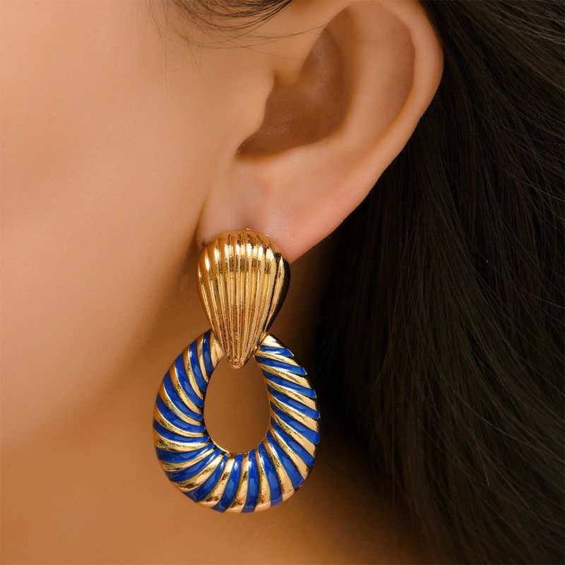 Wholesale Jewelry Fashion Hollow Stripe Earrings Nihaojewelry