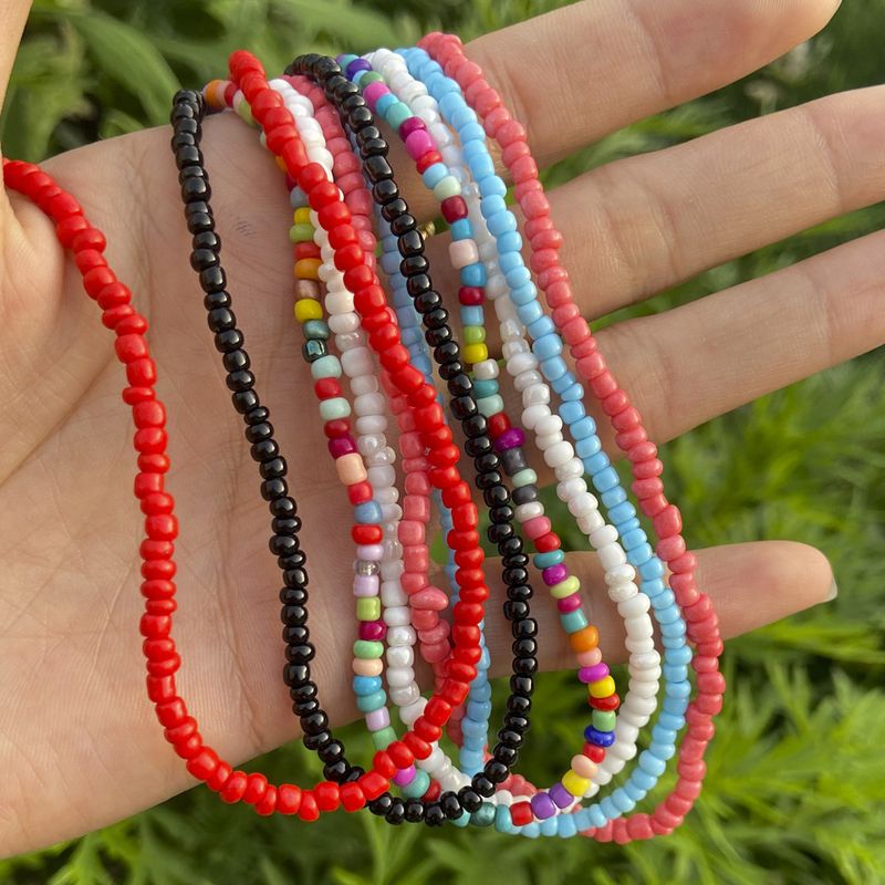 Wholesale Jewelry Bohemian Colorful Beads Necklace Nihaojewelry