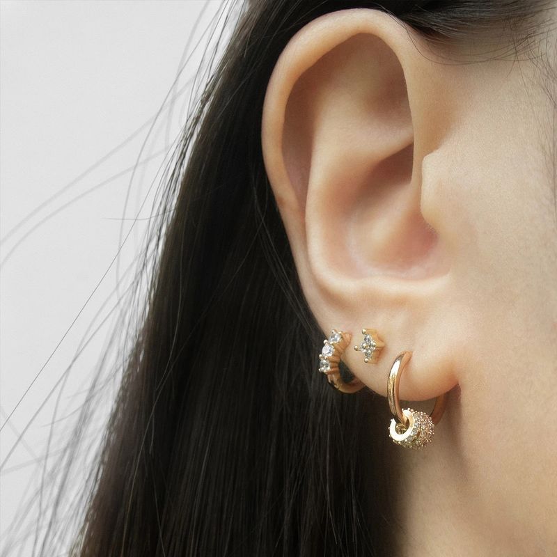 Geometric Diamond Fashion Earrings Wholesale Jewelry Nihaojewelry