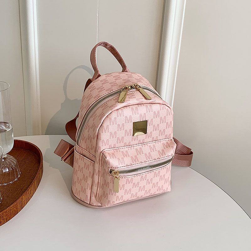 Moda Minimalista Estilo Preppy Mochila Viaje Simple Estilo Occidental Chica Mochila 2021 Nuevo Verano Poco Fresco Ins