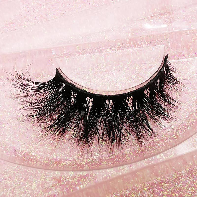 Nihaojewelry 1 Pair Of Real Mink Hair Natural Thick Eyelashes Wholesale