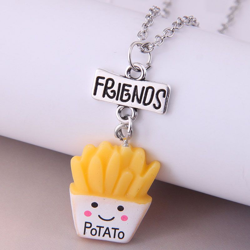 Nihaojewelry Jewelry Wholesale Korean Fashion French Fries Pendent Necklace
