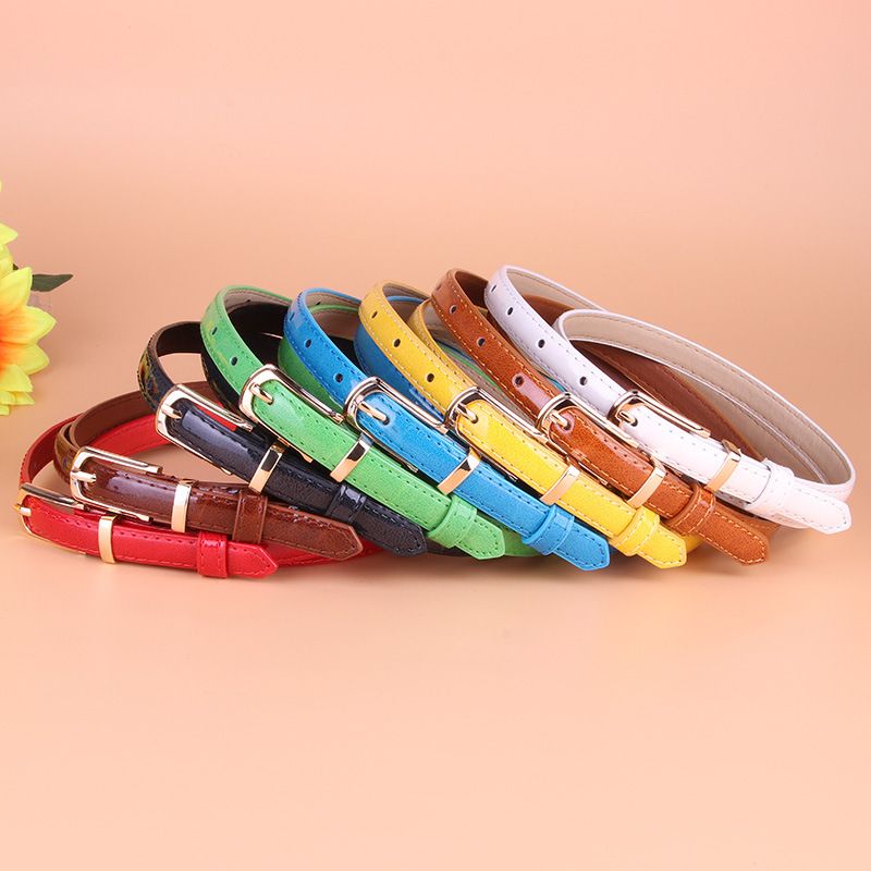 Wholesale Multicolor Thin Pu Leather Belt Nihaojewelry