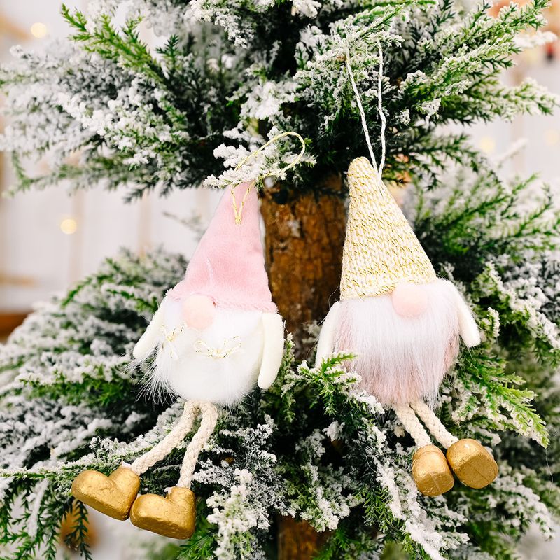 Cross-border Christmas Decoration Christmas Flannel Faceless Doll Leg Hanging Pendant Creative Forest Old Man Doll Hanging Pendant