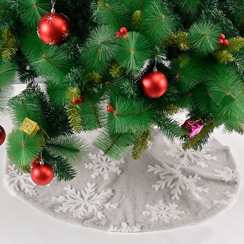 Wholesale Jacquard Snowflake Tree Skirt Christmas Decoration Nihaojewelry