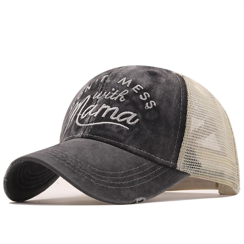 Gorra De Béisbol De Protección Solar Con Bordado De Letras Al Por Mayor Nihaojewelry