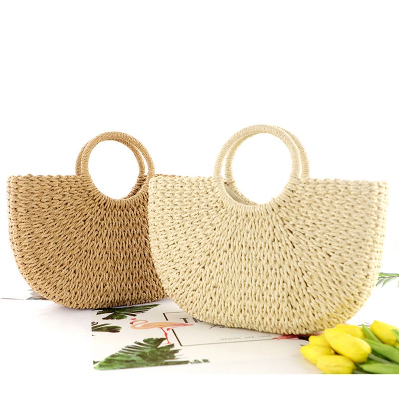Paper Rope Woven Beach Straw Bag Wholesale Nihaojewelry