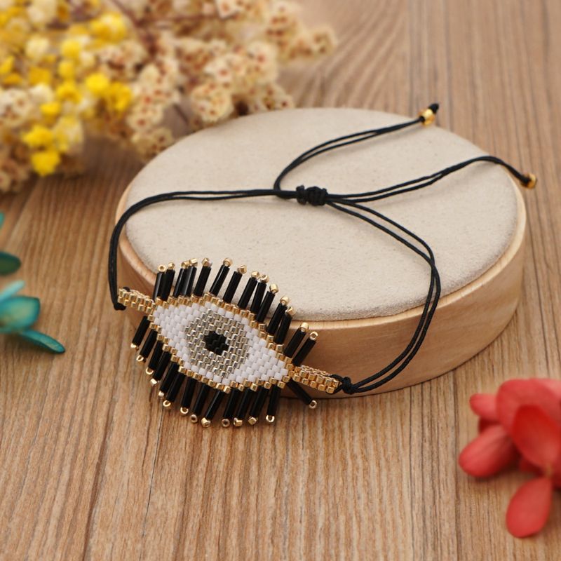 Nihaojewelry Ethnischen Stil Lucky Eye Miyuki Perlen Handgefertigtes Armband Großhandel Schmuck