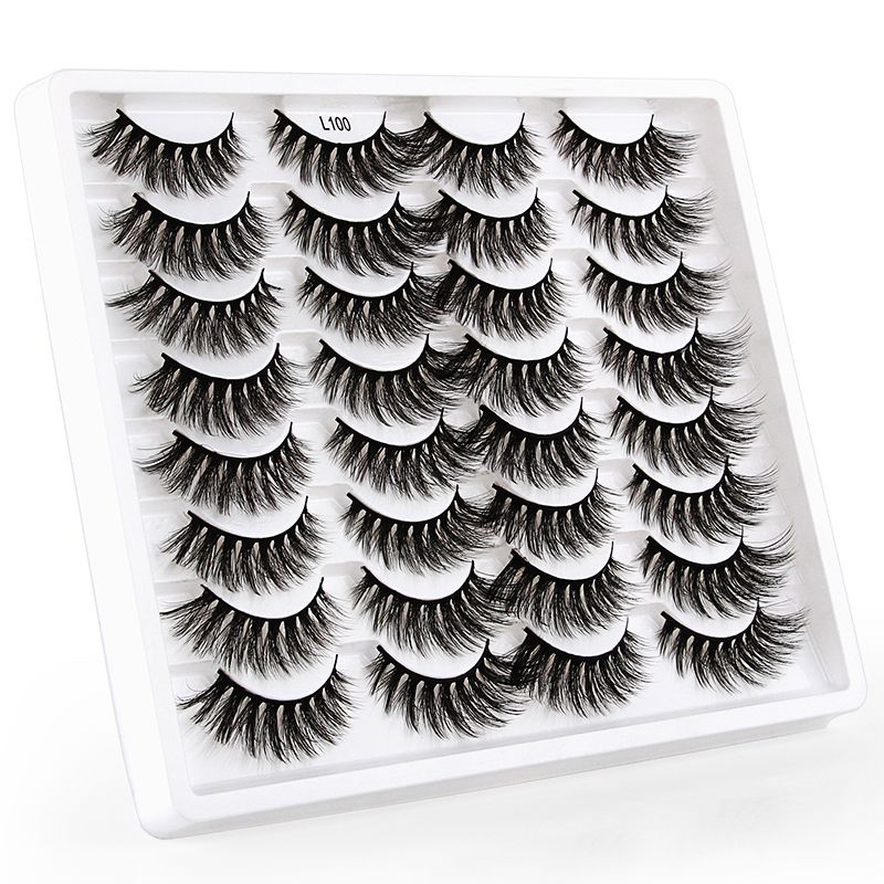 Nihaojewelry 16 Pairs Of Mixed Fluffy Exaggerated Eyelashes