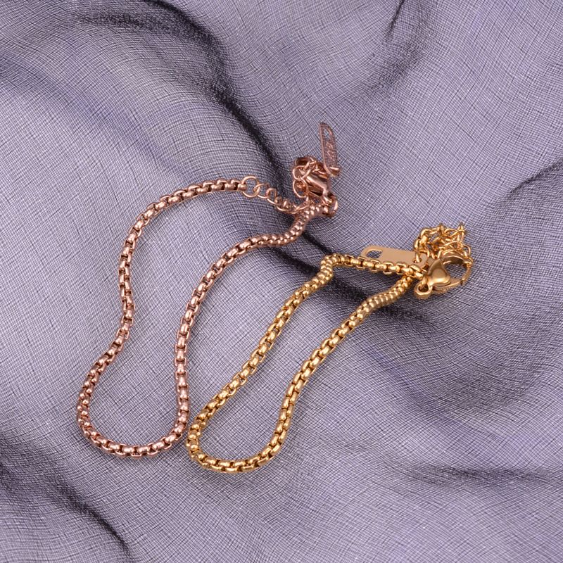 Nihaojewelry Simple Style Titanium Steel Chain Bracelet Wholesale Jewelry