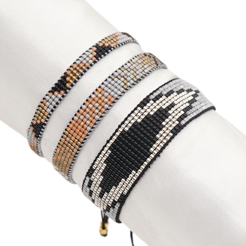 Nihaojewelry Ethnic Style Miyuki Beads Woven Devil's Eye Bracelet Set Wholesale Jewelry