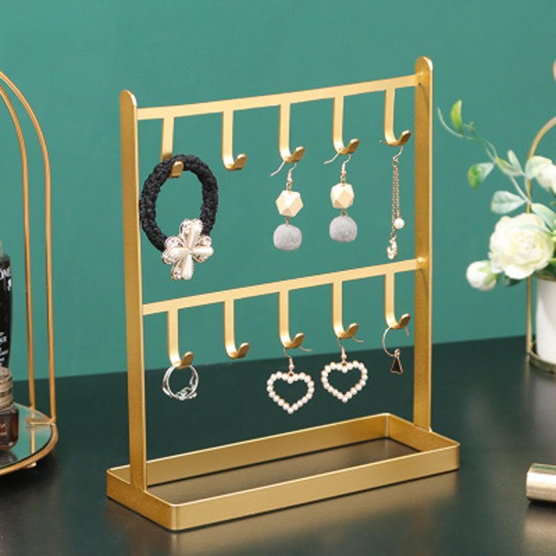 Nihaojewelry Desktop Wrought Iron Jewelry Storage Rack Wholesale Accessories