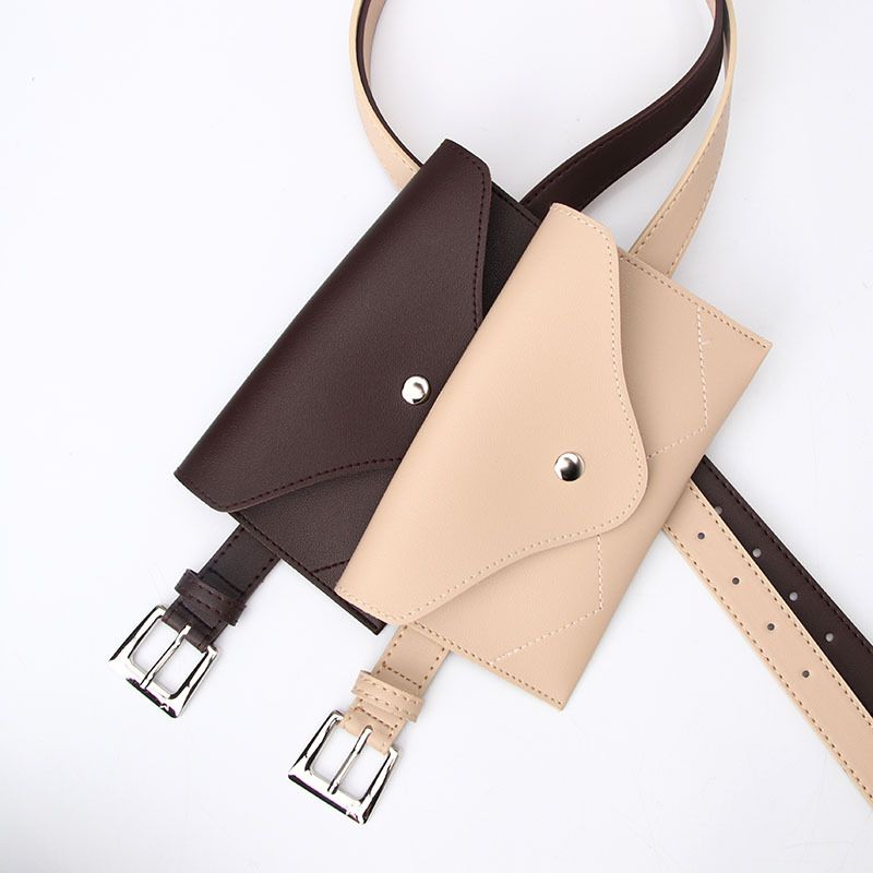 Wholesale Simple Solid Color With Bag Pin Buckle Type Belt Nihaojewelry