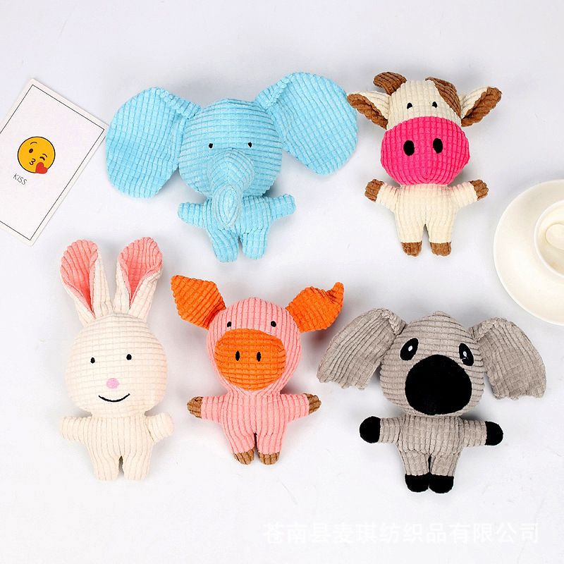 Wholesale Simple Cartoon Animal Shape Bite-resistant Pet Toy Nihaojewelry