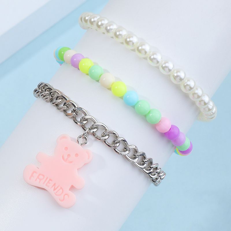 Korean Children Candy Color Bracelet Set Wholesale Nihaojewelry