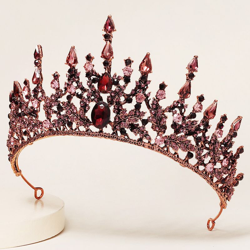 Retro Baroque Alloy Crown Bridal Headdress Wholesale Nihaojewelry