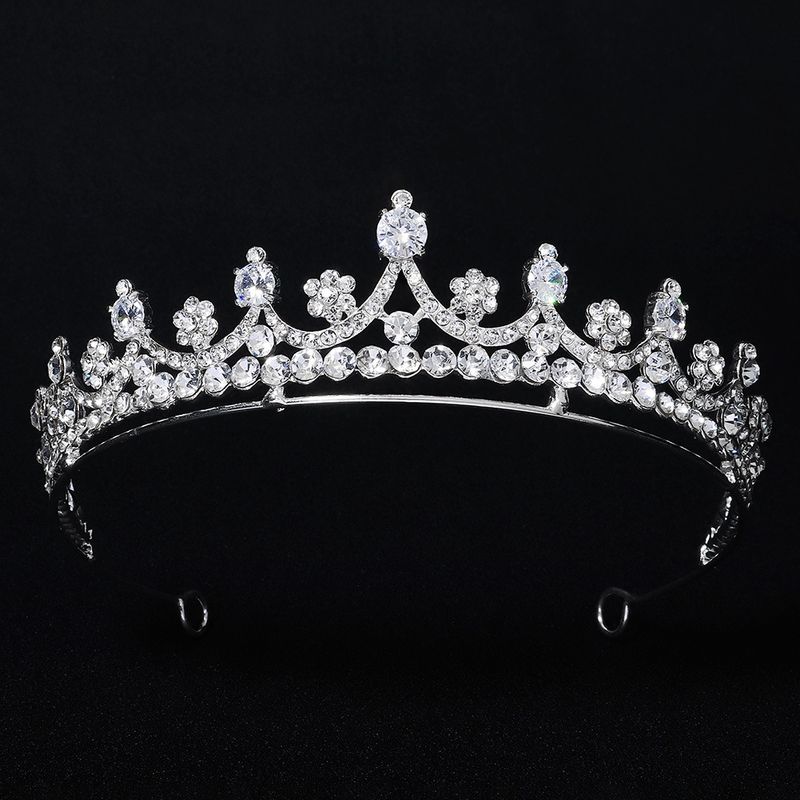 Corona De Princesa De Diamantes De Imitación De Aleación Coreana Al Por Mayor Nihaojewelry