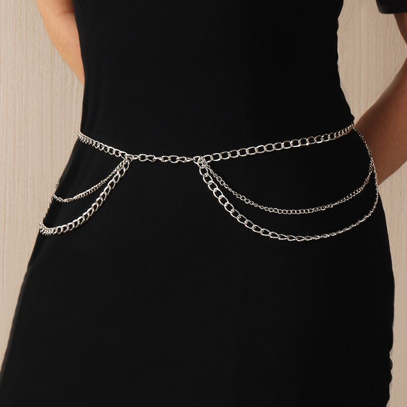Wholesale Jewelry Simple Multi-layer Thick Waist Chain Nihaojewelry