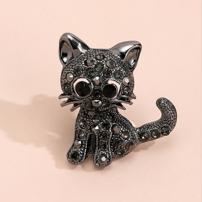 Vente En Gros Jolie Broche En Verre Perle De Chat Nihaojewelry