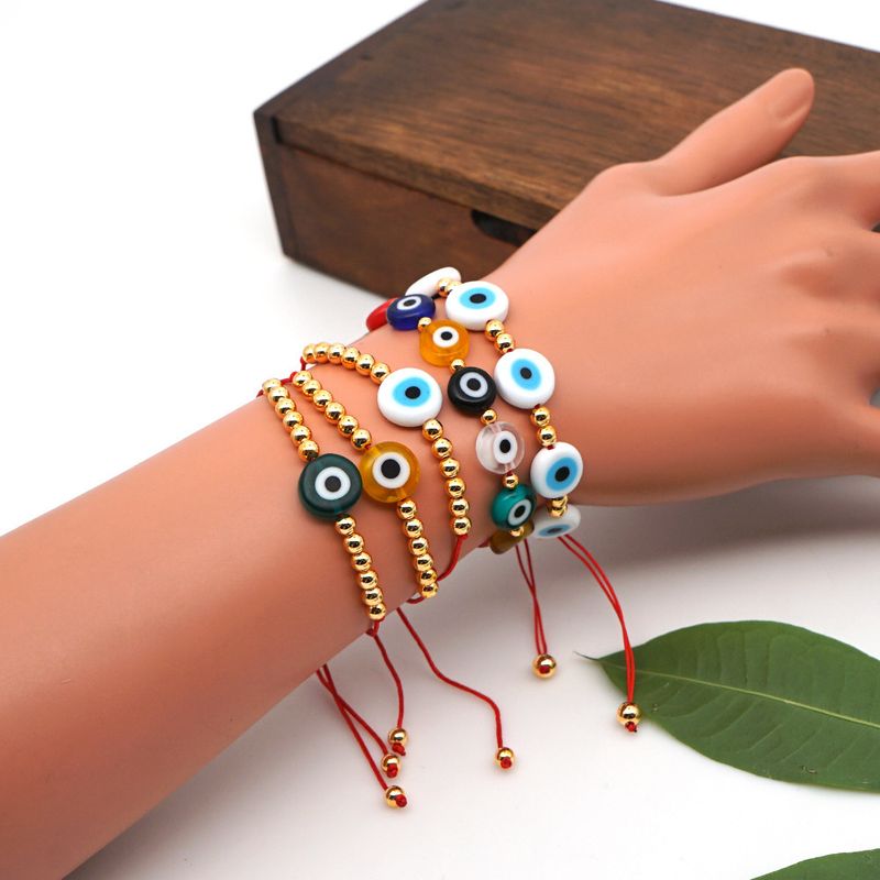 Al Por Mayor Joyería Estilo Bohemio Pulsera Con Cuentas De Ojos Del Diablo Nihaojewelry