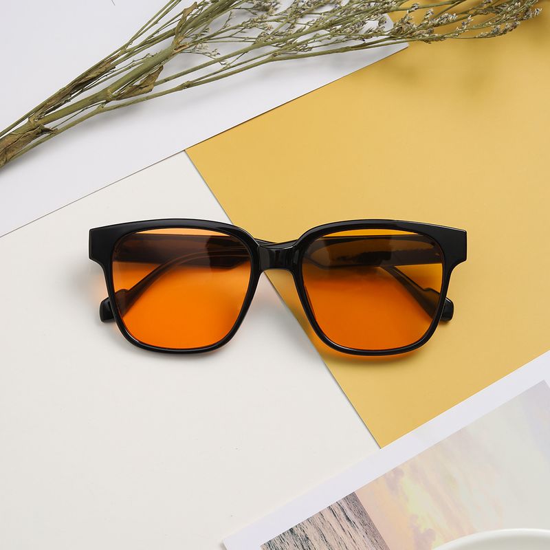 Korean Big Square Frame Popular Gradient Color Sunglasses Wholesale Nihaojewelry