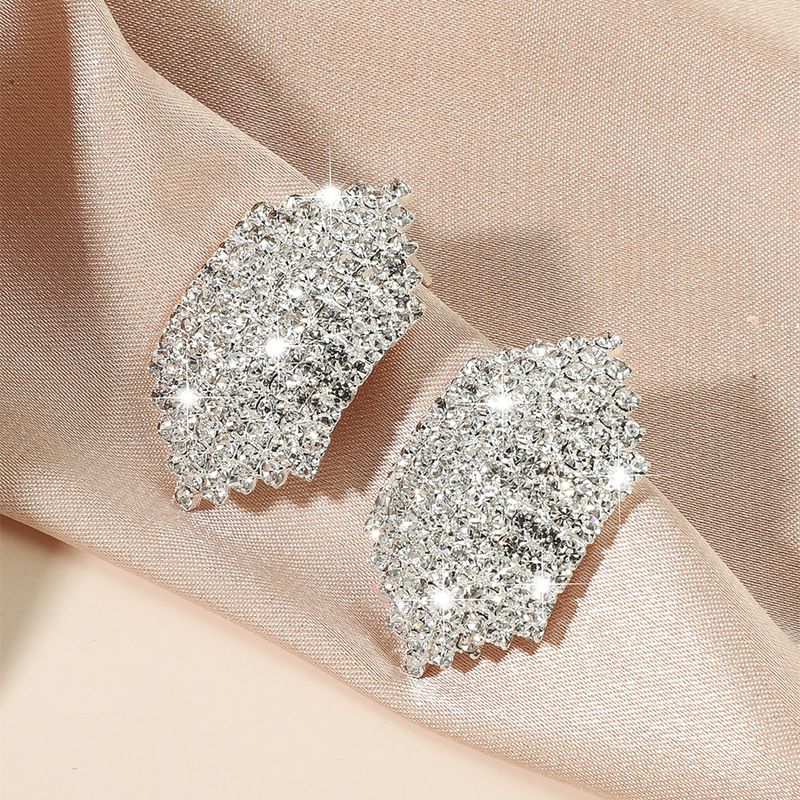 Nuevos Pendientes Geométricos De Moda De Diamantes Al Por Mayor Nihaojewelry